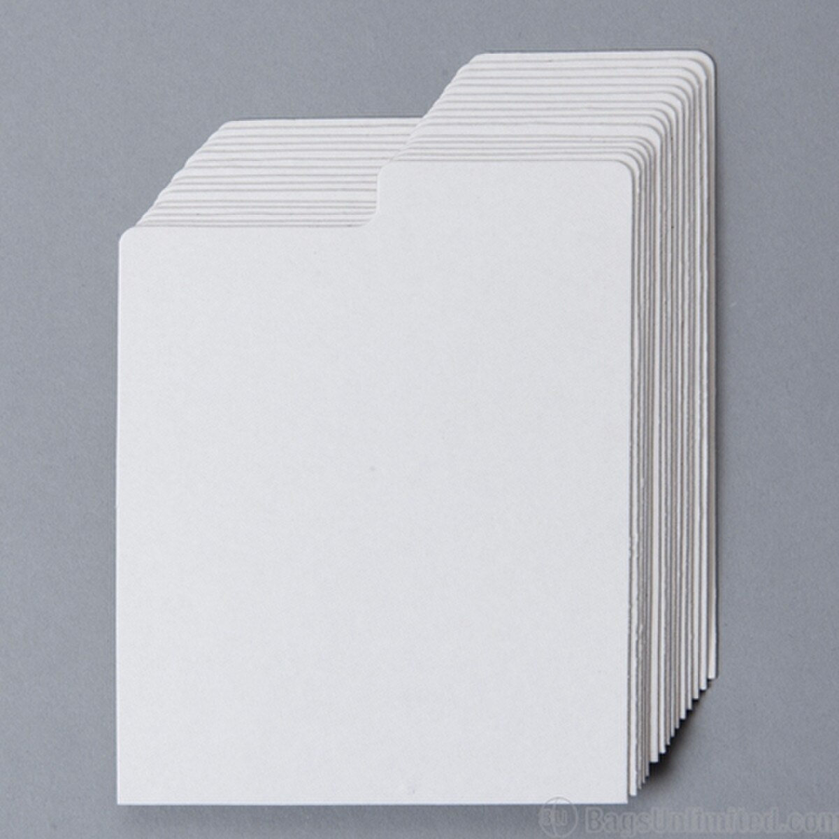 WHITE CD Divider Card. Made from 30